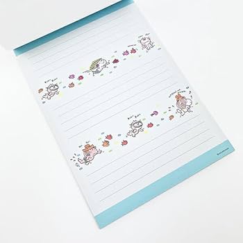 Amazon.co.jp: スクエア 水森亜土 48 レターパッド ピンク 405603 Ado